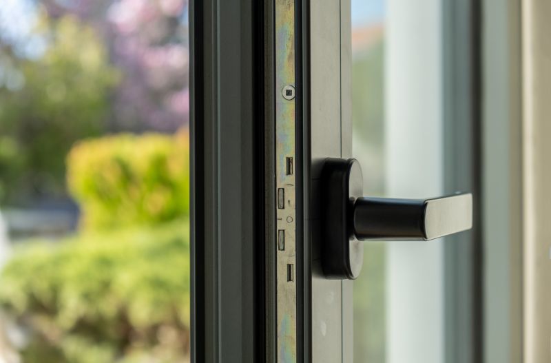 Aluminum Door Mounting Close-up